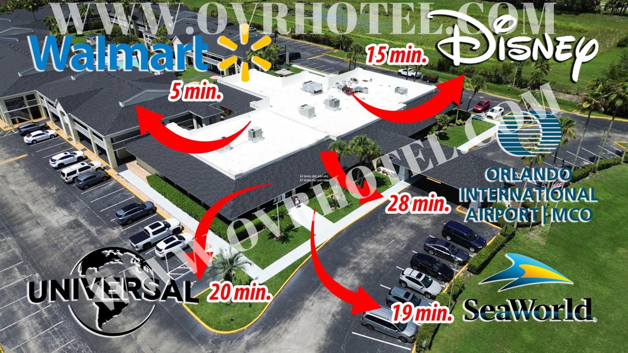 Hotel Room Near Disney 4 People Kissimmee Ngoại thất bức ảnh
